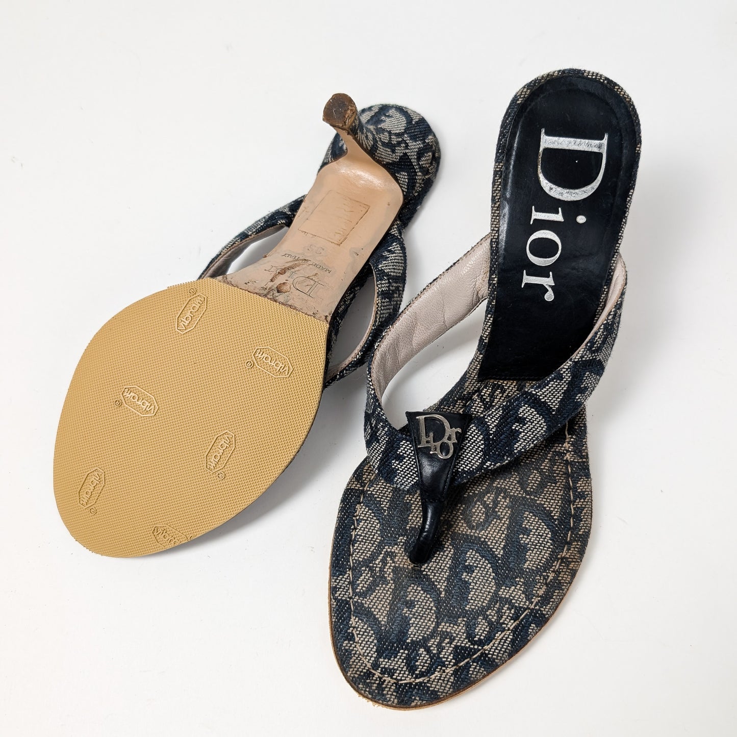 Dior monogram thong - EU36|3UK|5US