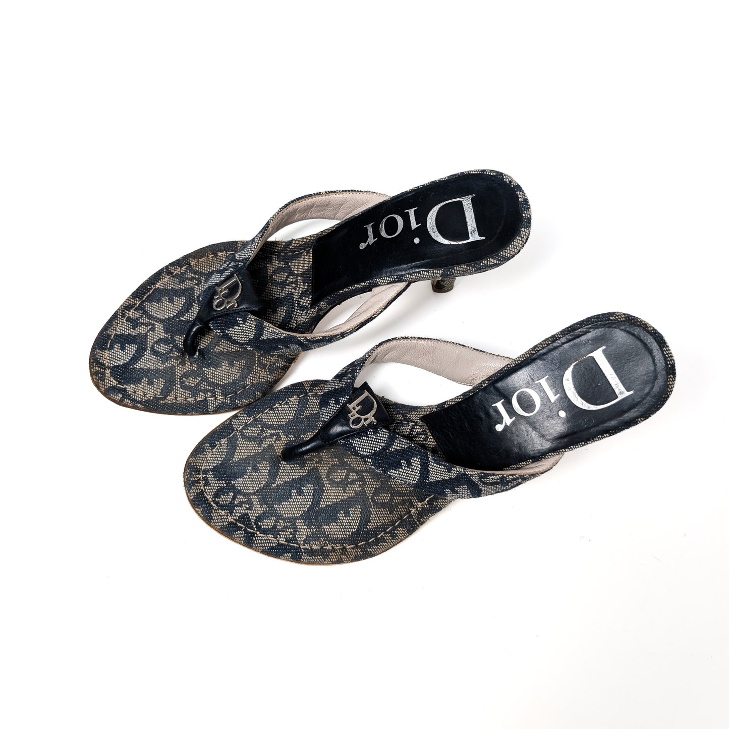 Dior monogram thong - EU36|3UK|5US