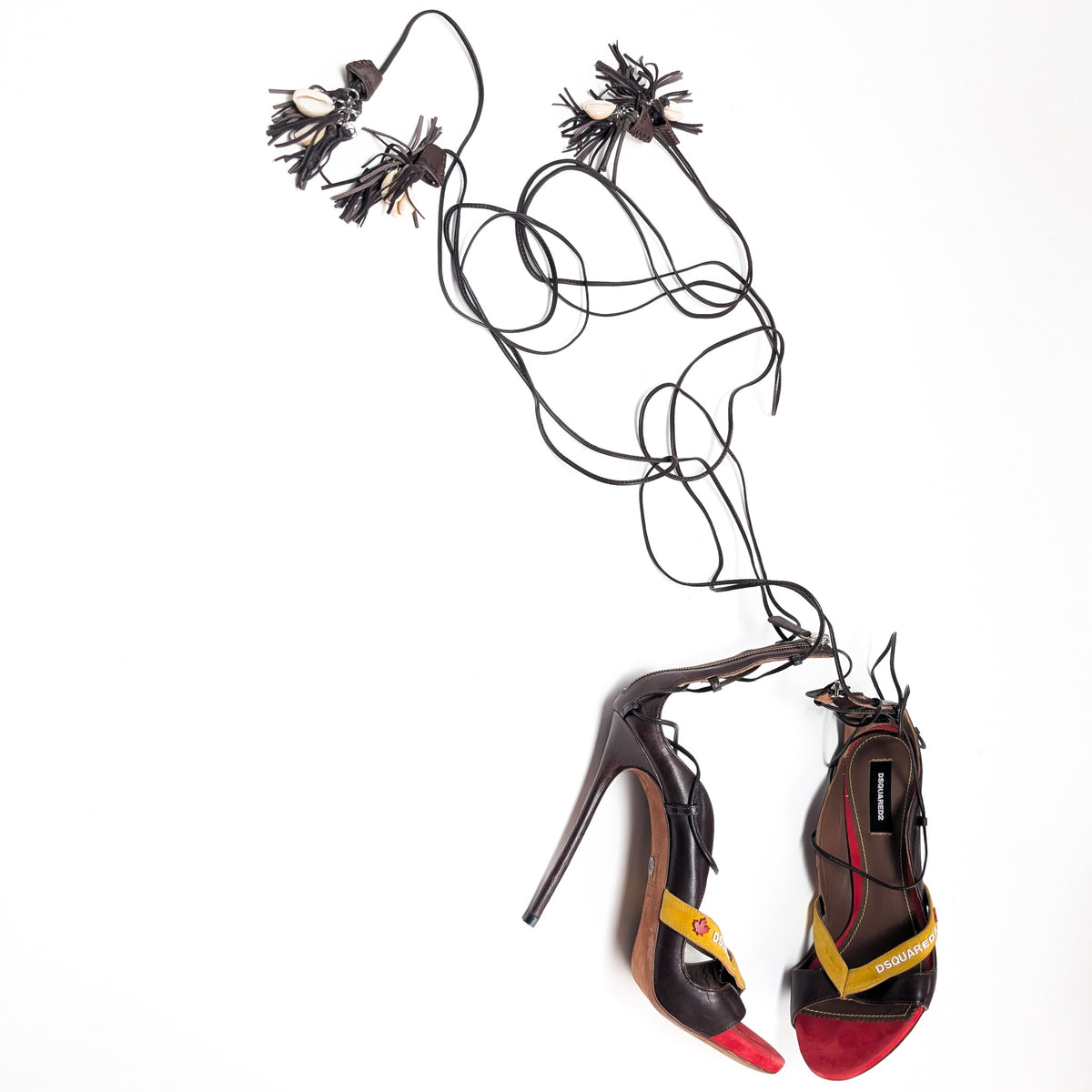 Dsquared2 S/S 2018 Gothika Lace-up Sandals - EU39|UK6|US8