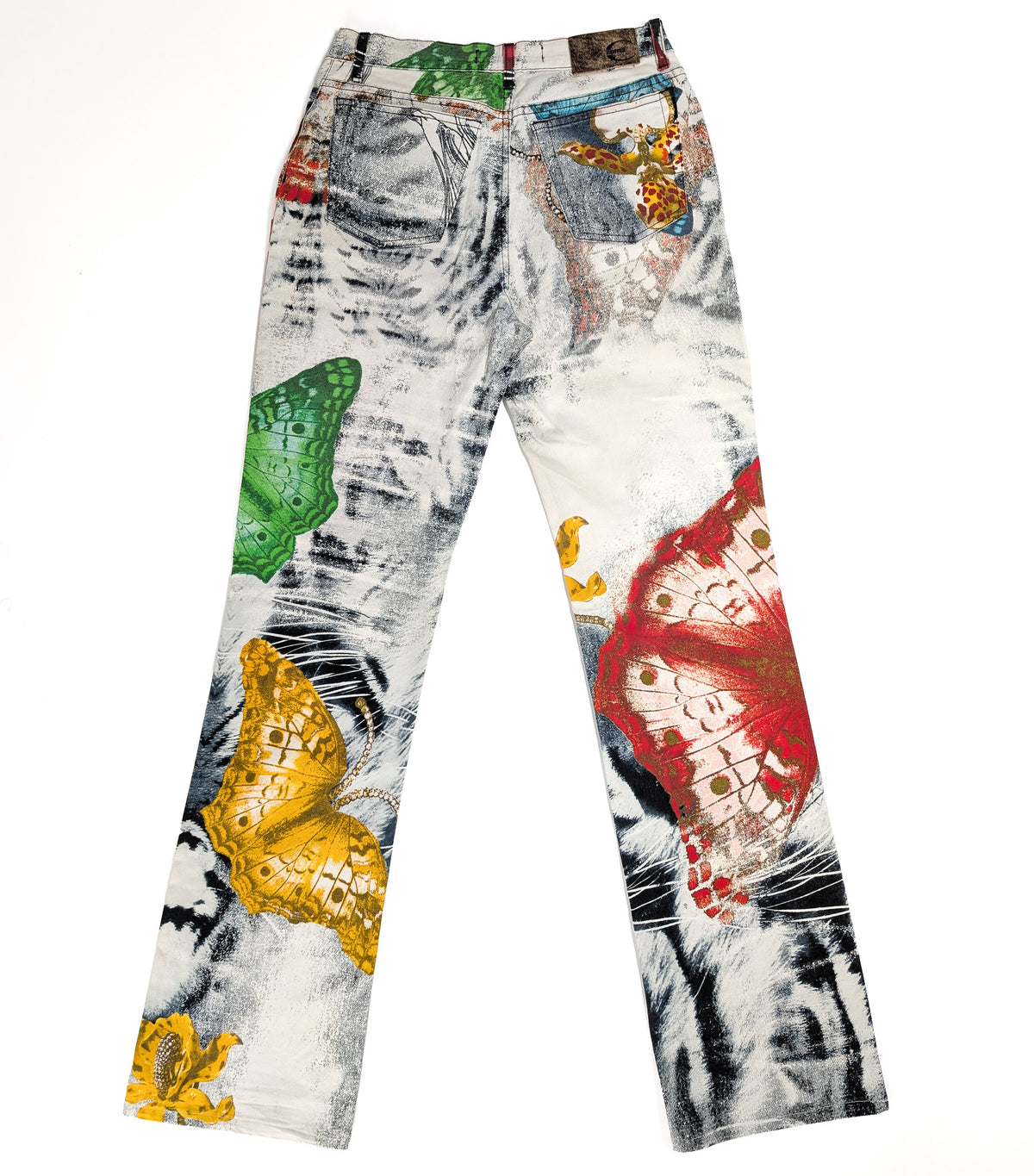 Roberto Cavalli "Butterfly" trousers - M