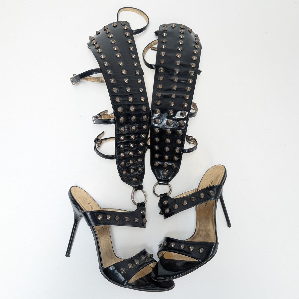 Sandales montantes à clou Dolce & Gabbana - EU39|UK6|US8