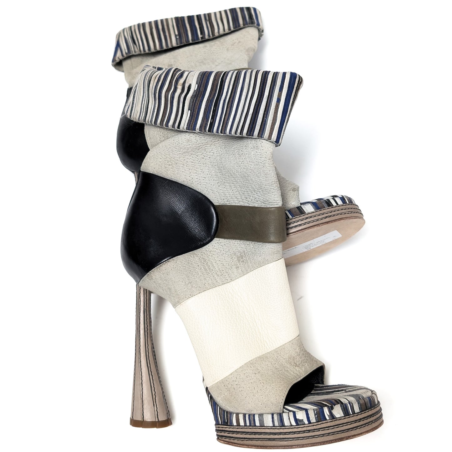 Bottines à bout ouvert Balenciaga S/S 2010- EU39|UK6|US8