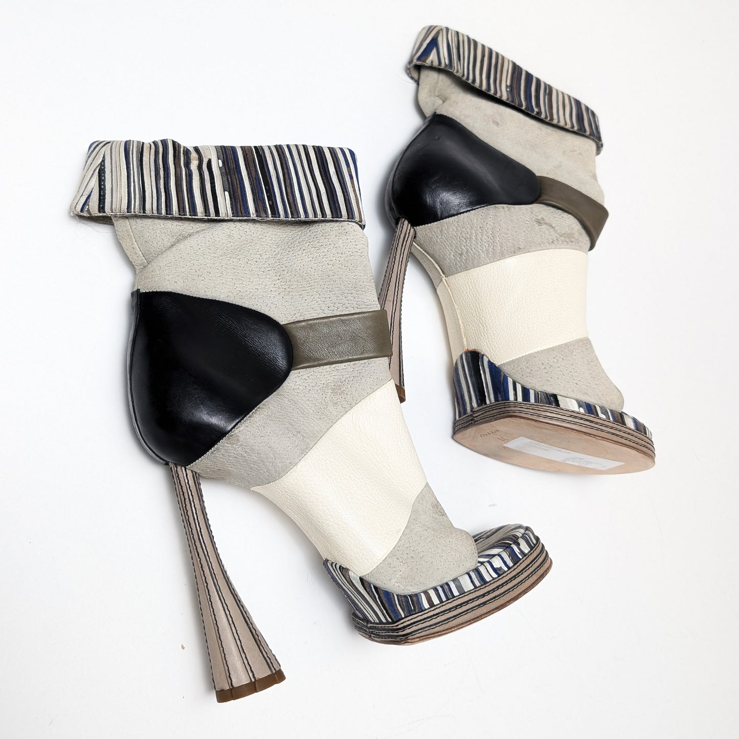 Bottines à bout ouvert Balenciaga S/S 2010- EU39|UK6|US8