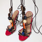 Sandales Dsquared2 talons géométriques S/S 2014 - EU36|3UK|5US