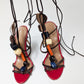Sandales Dsquared2 talons géométriques S/S 2014 - EU36|3UK|5US
