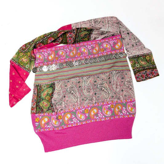 Dior by Galliano S/S 2004 Cashmere Patchwork Top