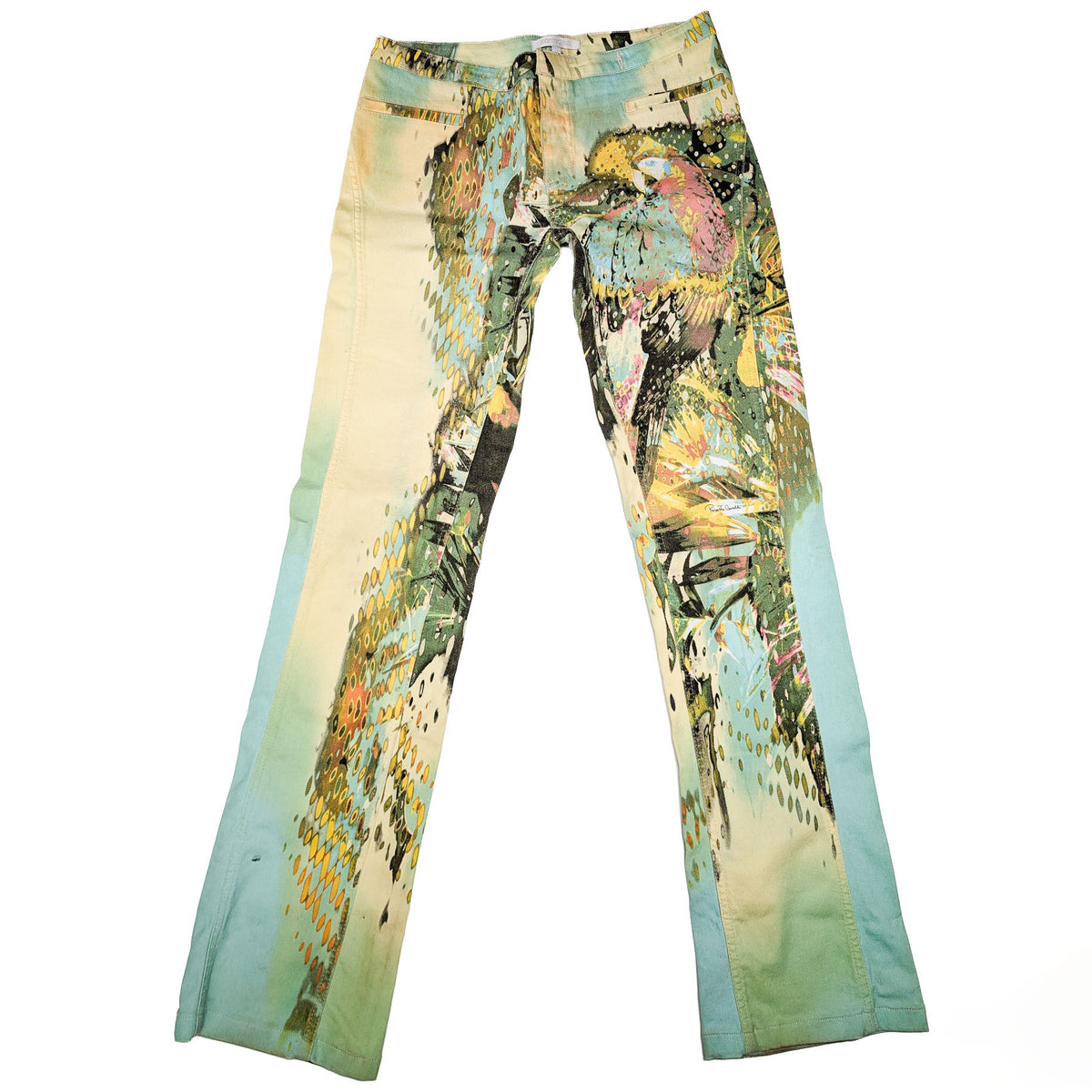 Pantalon "perroquet" Roberto Cavalli - M