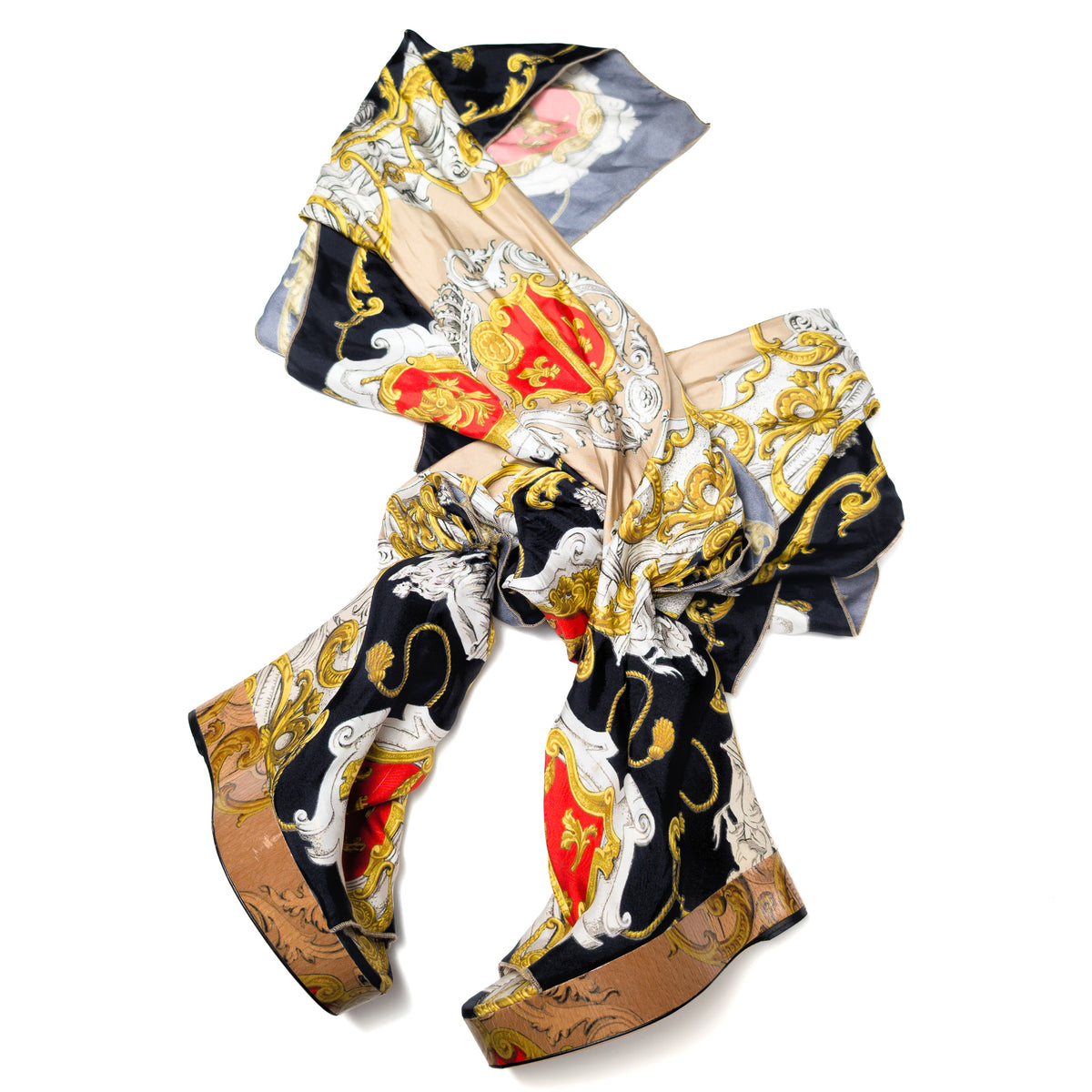 Sandales foulard Dolce & Gabbana S/S 2012 - EU37|UK4|US6