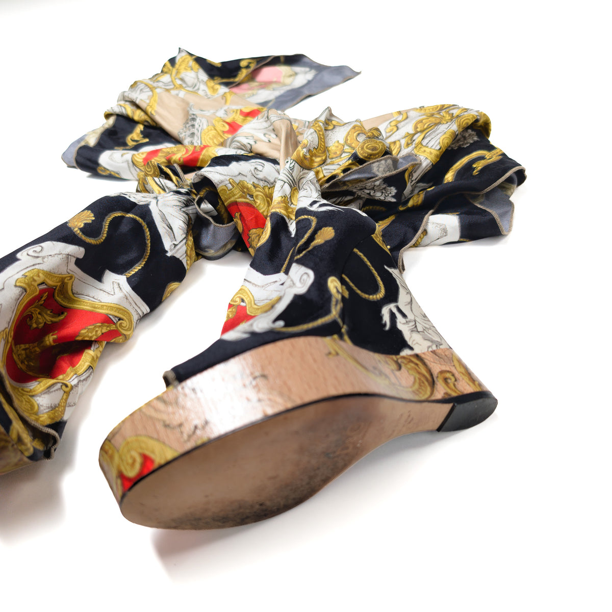 Sandales foulard Dolce & Gabbana S/S 2012 - EU37|UK4|US6