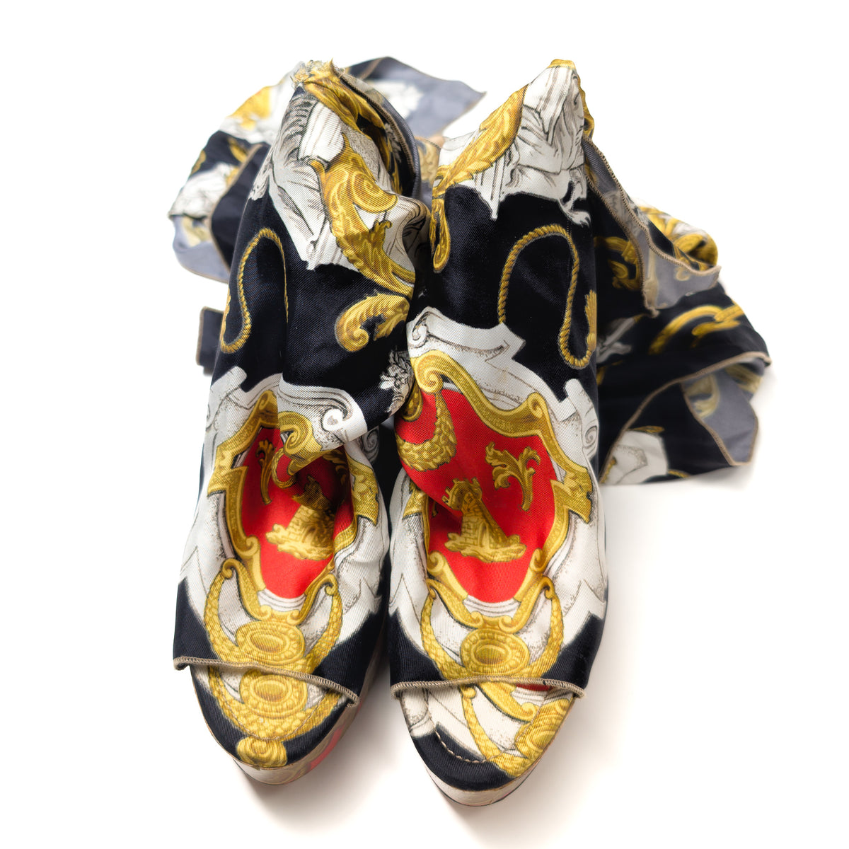 Sandales foulard Dolce & Gabbana S/S 2012 - EU37|UK4|US6