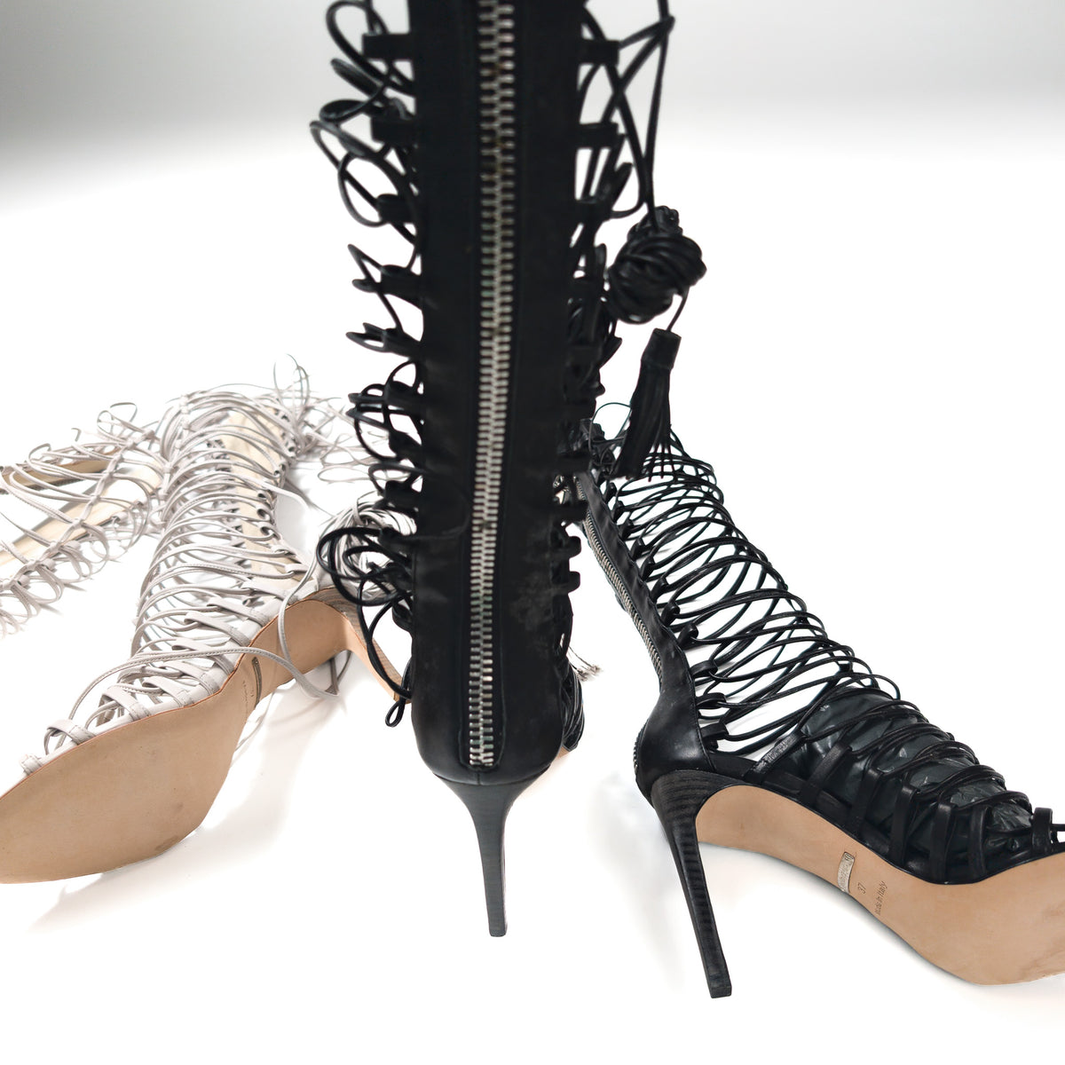 Roberto Cavalli lace-up sandals - EU37|UK4|US6 - 2 colors available