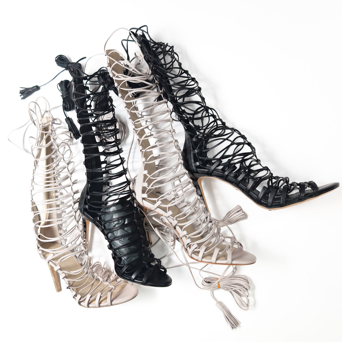 Roberto Cavalli lace-up sandals - EU37|UK4|US6 - 2 colors available