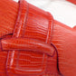 Sac Roberto Cavalli en cuir rouge vermillon