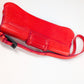Sac Roberto Cavalli en cuir rouge vermillon