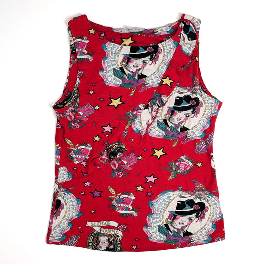 Christian Dior Gypsy Tattoo Top by John Galliano - 12Y