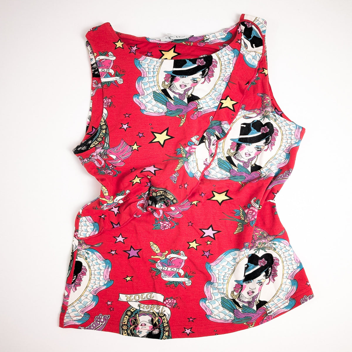 Christian Dior Gypsy Tattoo Top by John Galliano - 12Y