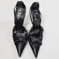 Slingback Dior par Galliano bondage F/W 2003 - EU38|UK5|US6