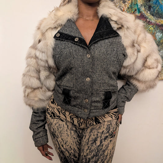 Veste Roberto Cavalli fourrure