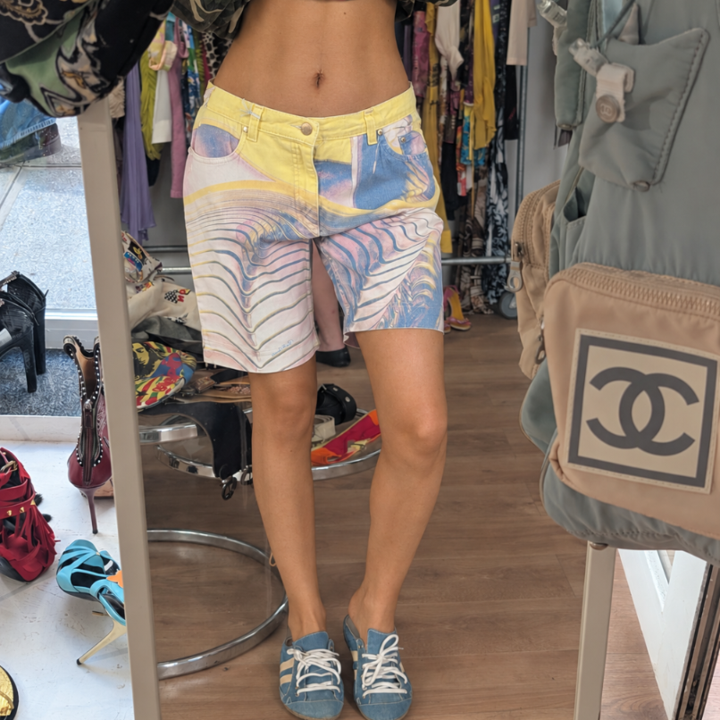 Short à imprimé psychédélique Roberto Cavalli - M