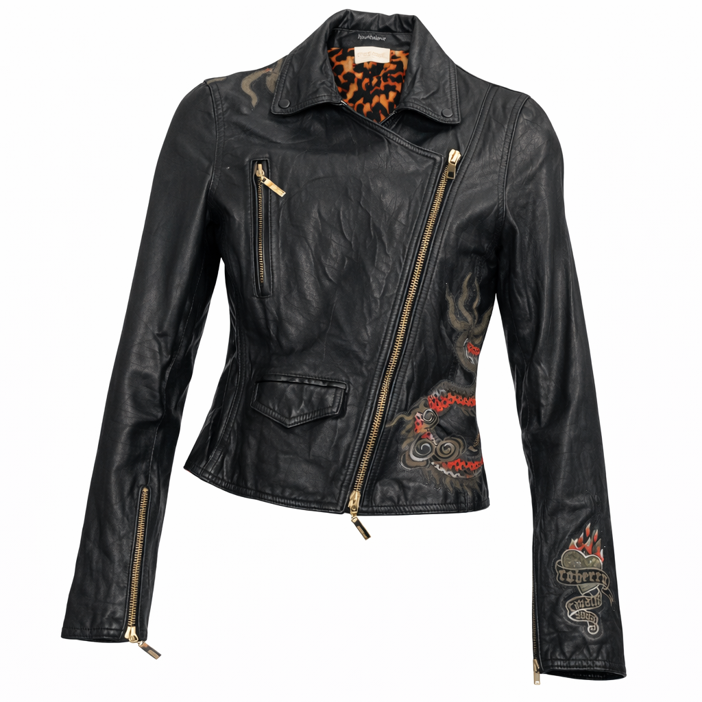 Roberto Cavalli S/S 2003 leather jacket - S