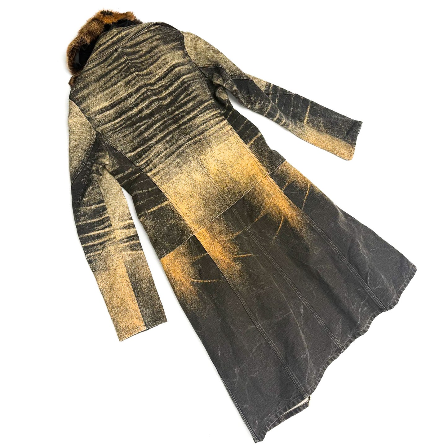 Manteau cintré fourrure Roberto Cavalli - S