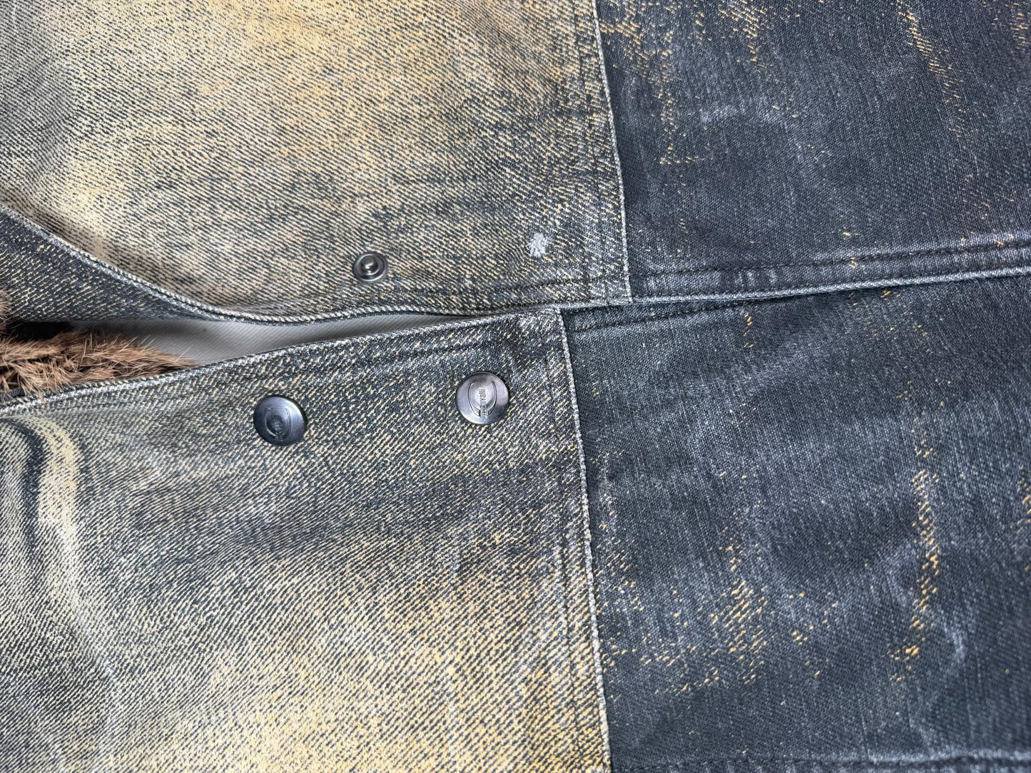 Manteau cintré fourrure Roberto Cavalli - S