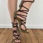Dsquared2 F/W 2004 Riri Fur Sandals - EU39|UK6|US8