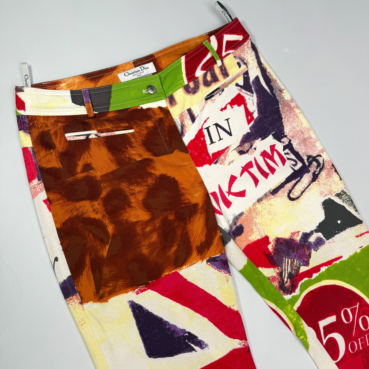 Pantalon "Victim" Dior par Galliano - S/S 2003 - M