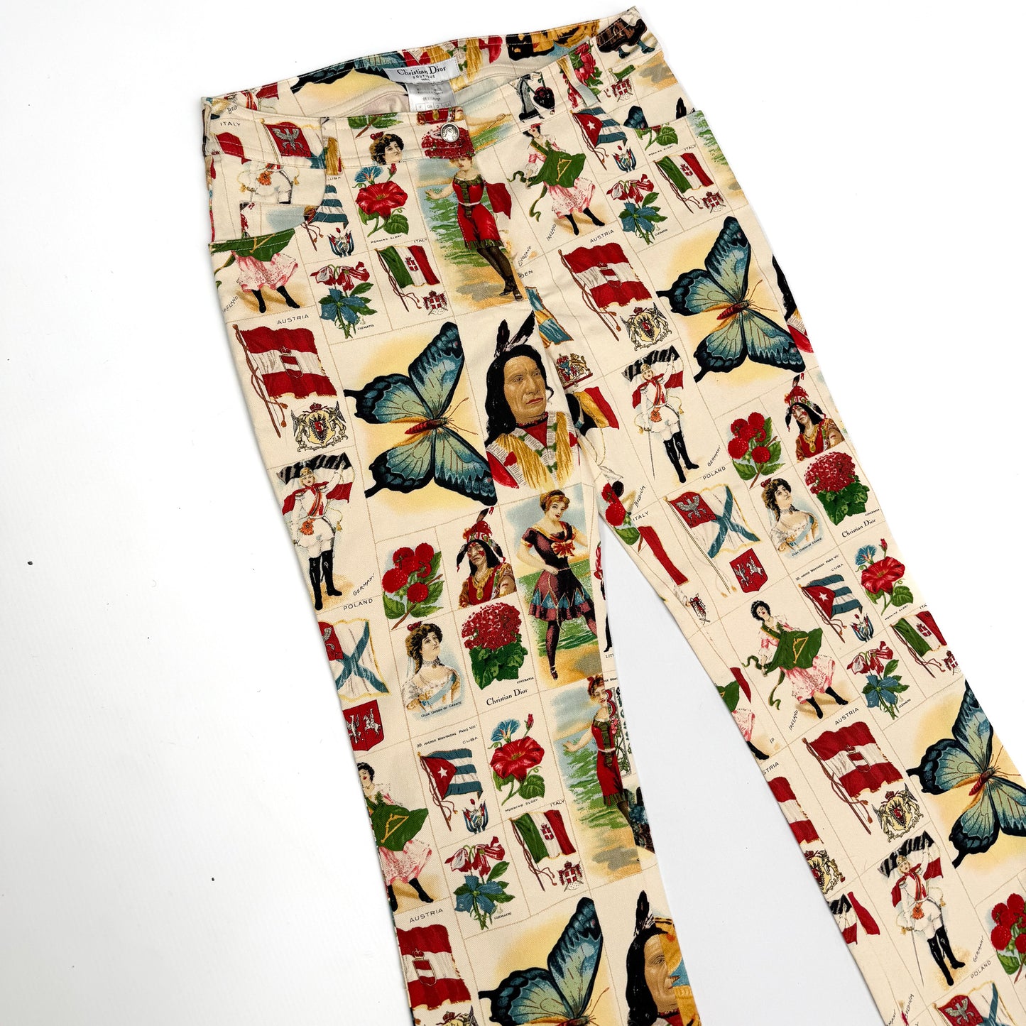 Ensemble pantalon et cardigan "Timbre" Dior par Galliano - S/S 2002