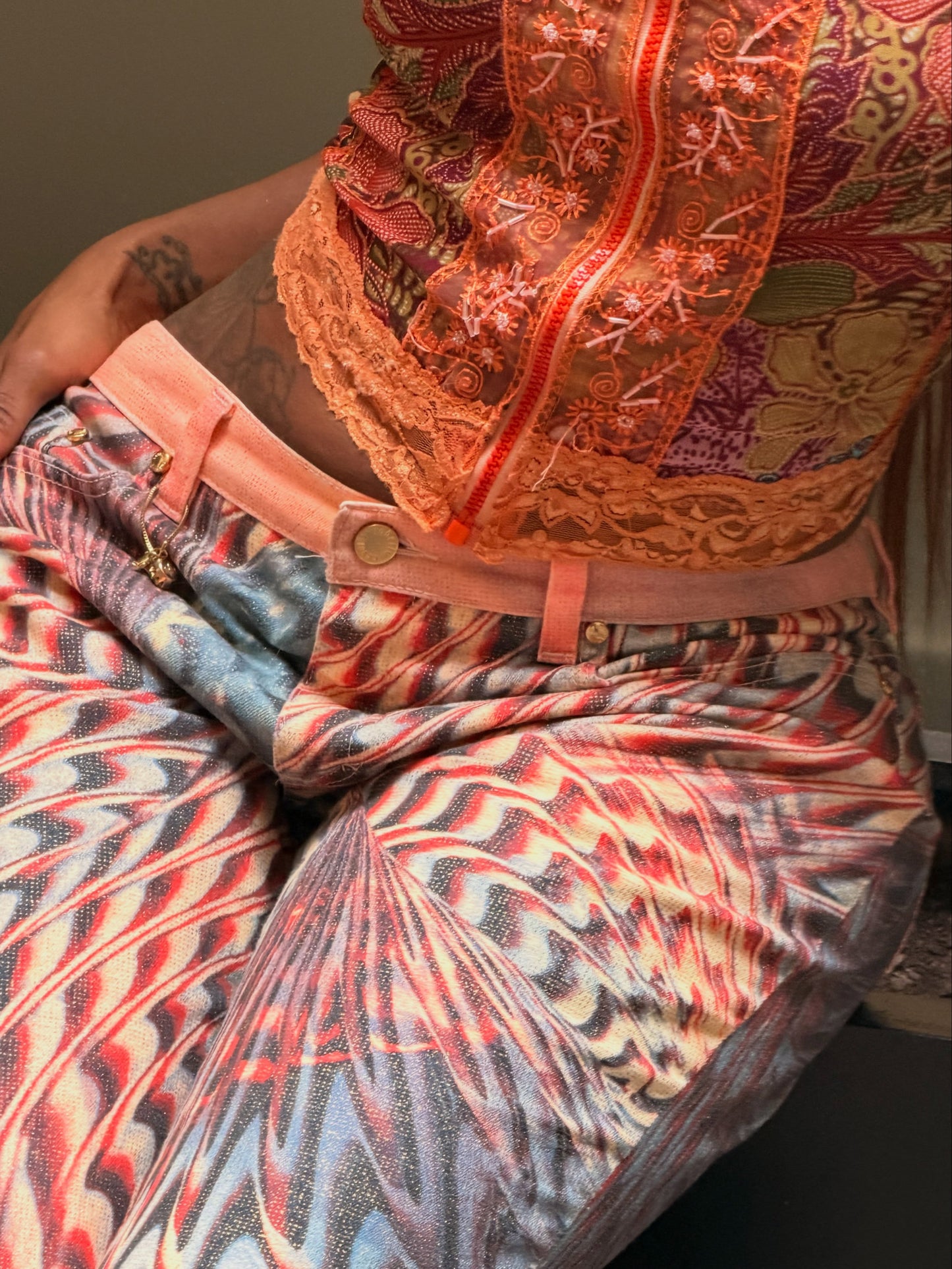 Top dentelle- M