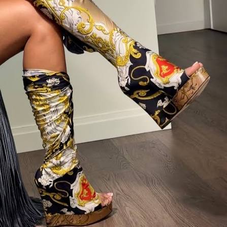 Sandales foulard Dolce & Gabbana S/S 2012 - EU40|UK7|US9