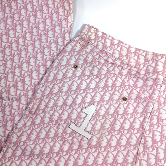 Pantalon monogramme rose - S/S 2002 - L