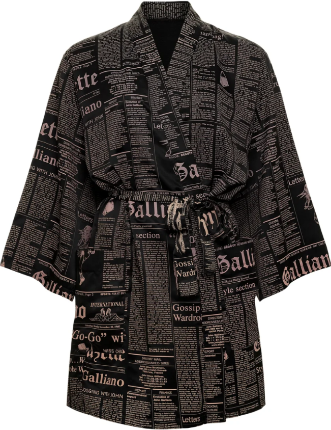Robe veste Kimono Galliano