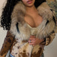 Veste Vintage fourrure