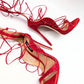 Dsquared2 Red Riri Sandals - EU38|UK5|US7