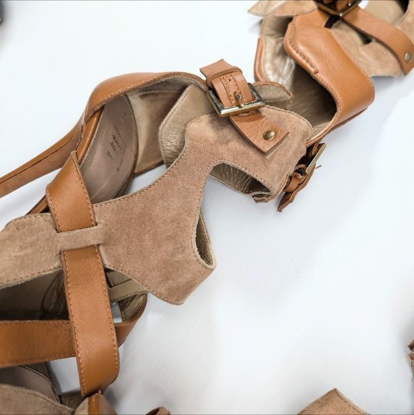 Sandales gladiateur hautes Hervé Leger - EU37|UK4|US6