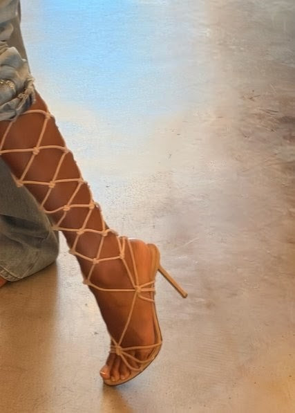 Sergio Rossi Cage Sandals - EU39|UK6|US8