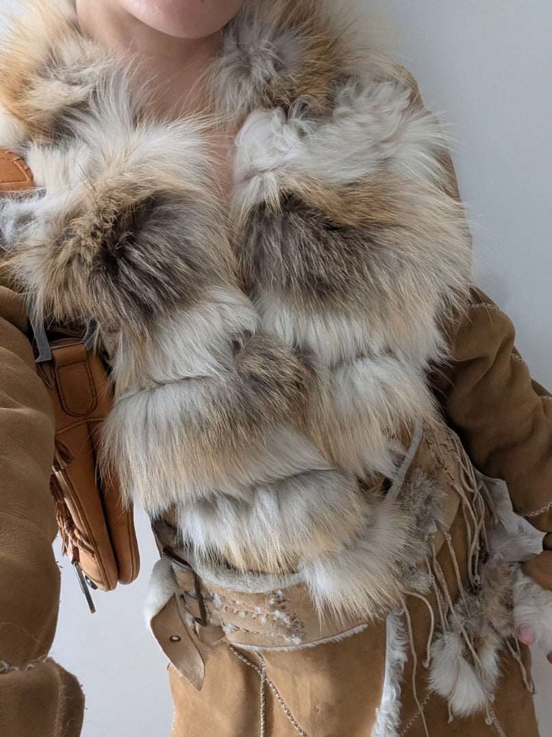 Manteau en fourrure Roberto Cavalli