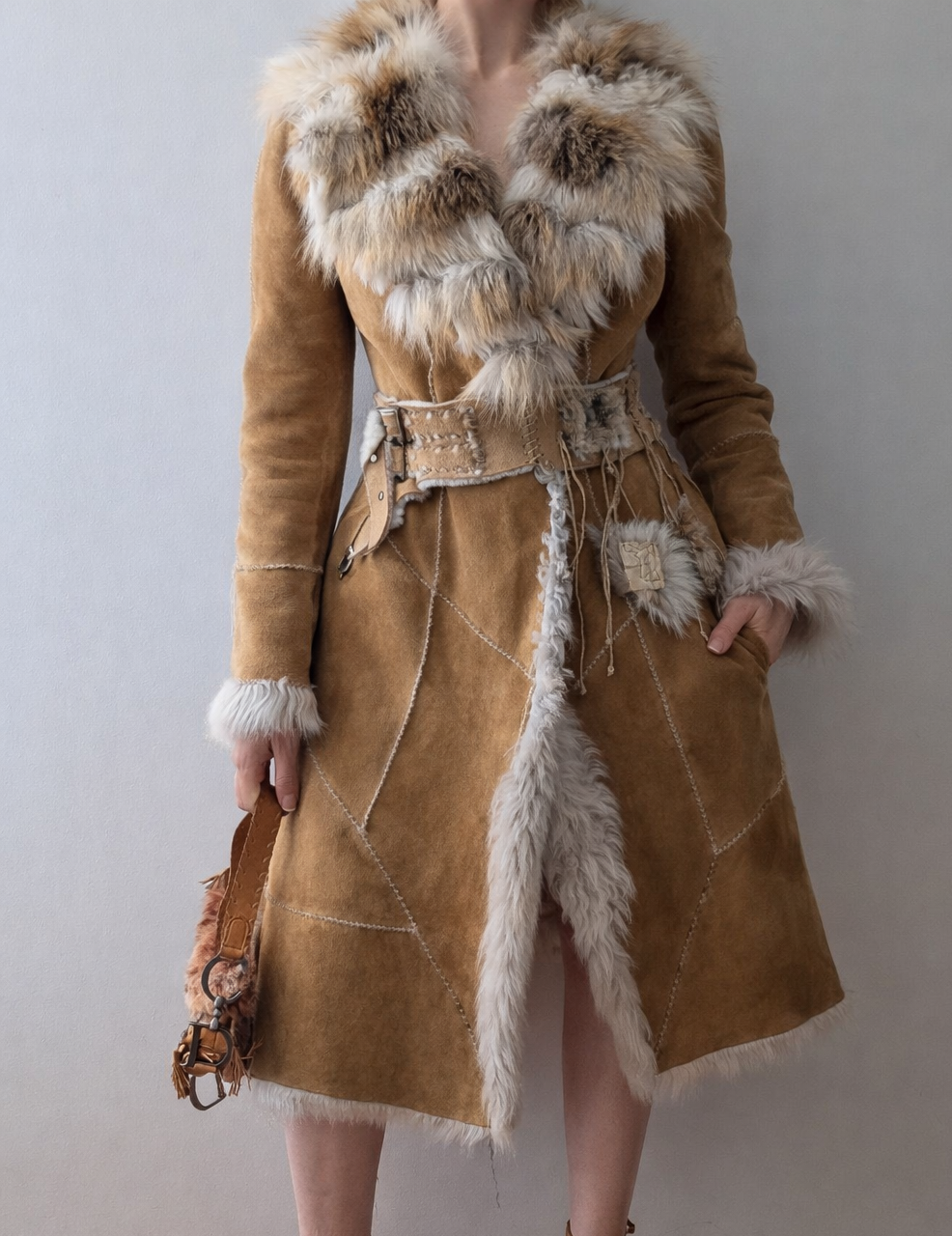 Manteau en fourrure Roberto Cavalli