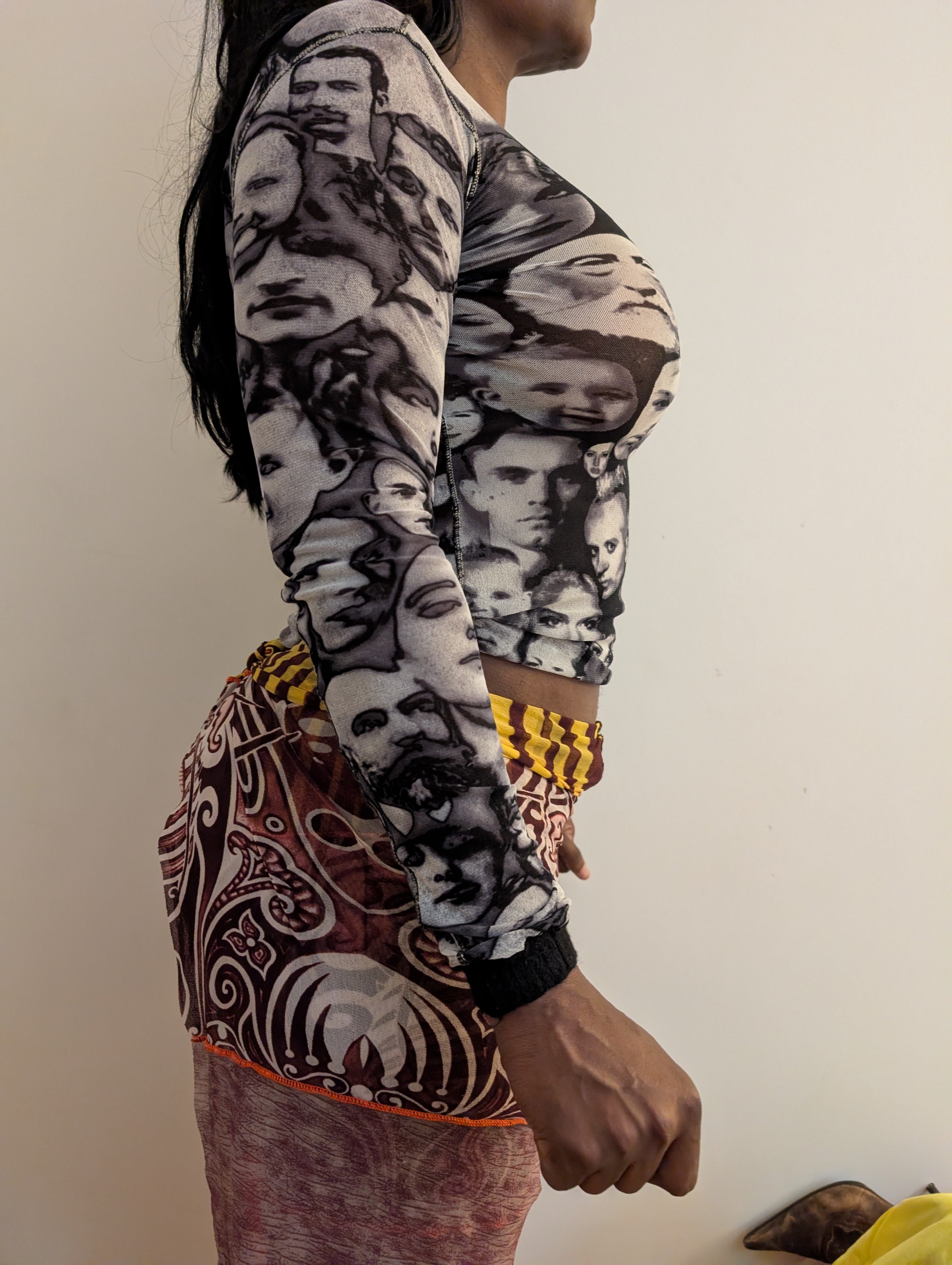 jean paul gaultier カットソー　顔 jean paul gaultier カットソー 顔