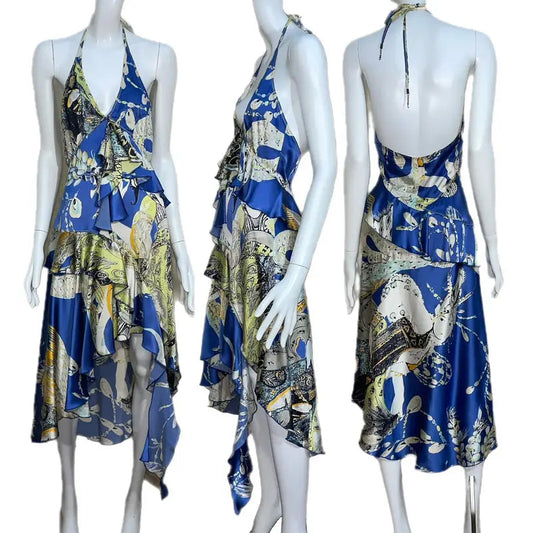 Cavalli floral print dress - S