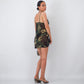 Robe Dior By John Galliano Camouflage Mesh