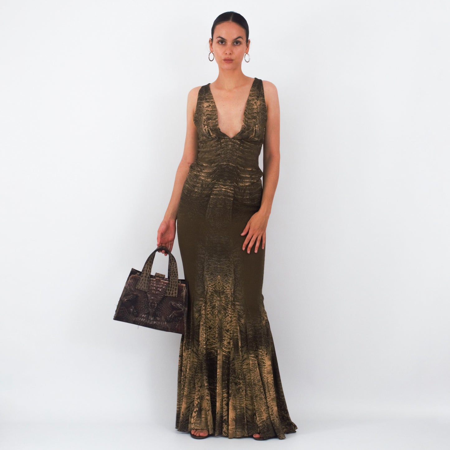 Robe moulante Roberto Cavalli python - S