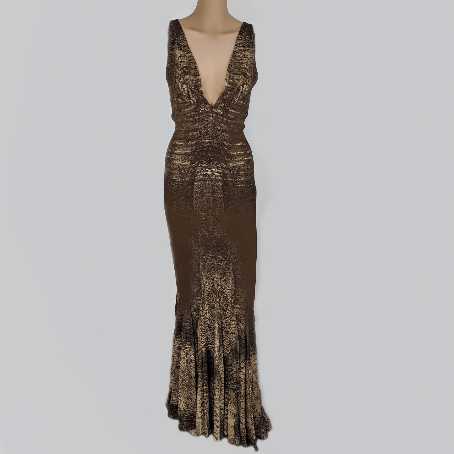 Robe moulante Roberto Cavalli python - S