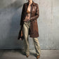 Jean-paul Gaultier leather coat - S