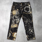 Roberto Cavalli Zodiac Constellation Print Stretch Denim Pants - AW2003