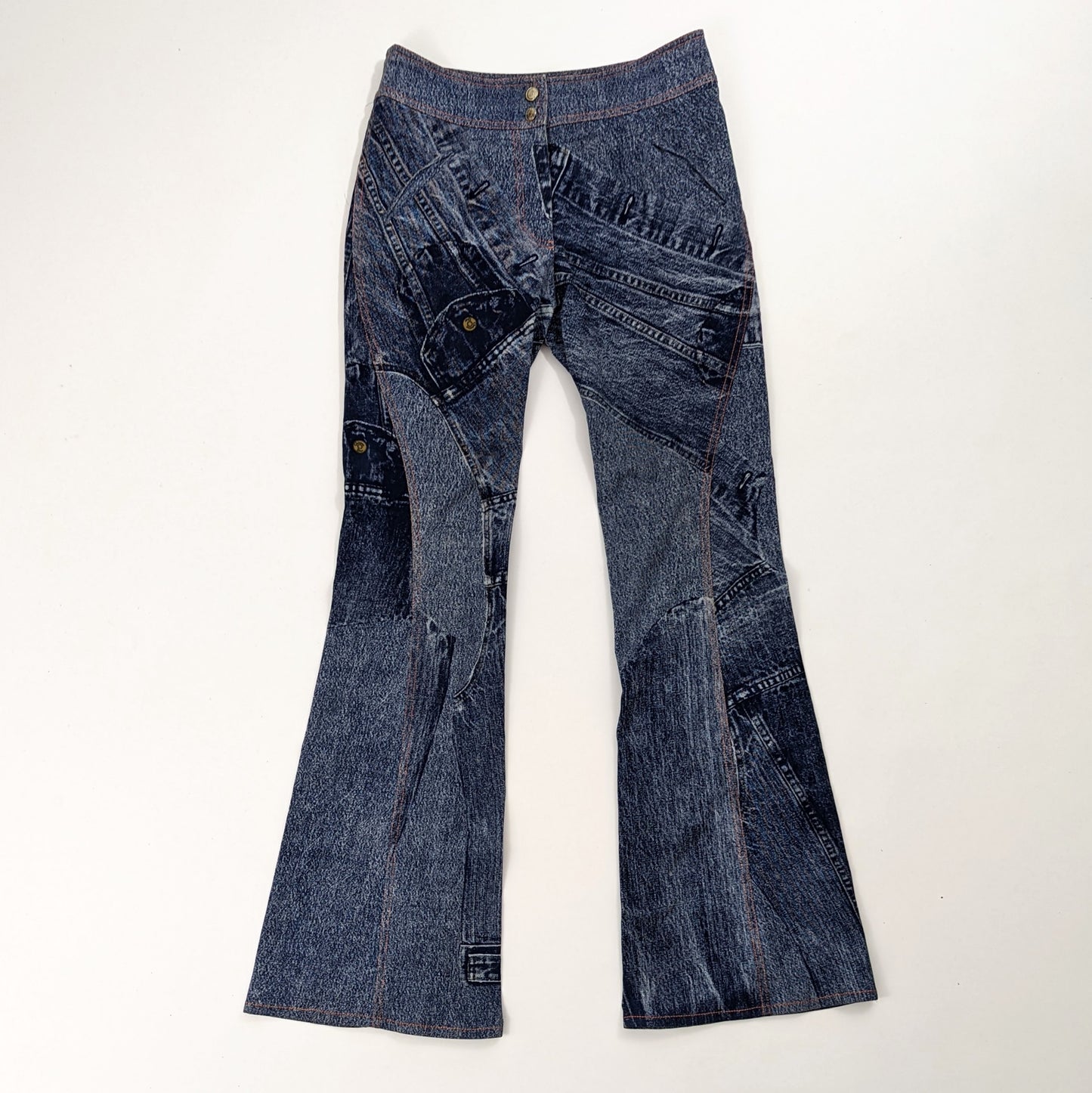 Pantalon trompe l'œil en jean Dior par Galliano, S/S 2000 - S/M