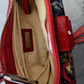 Dolce & Gabbana red patent leather handbag