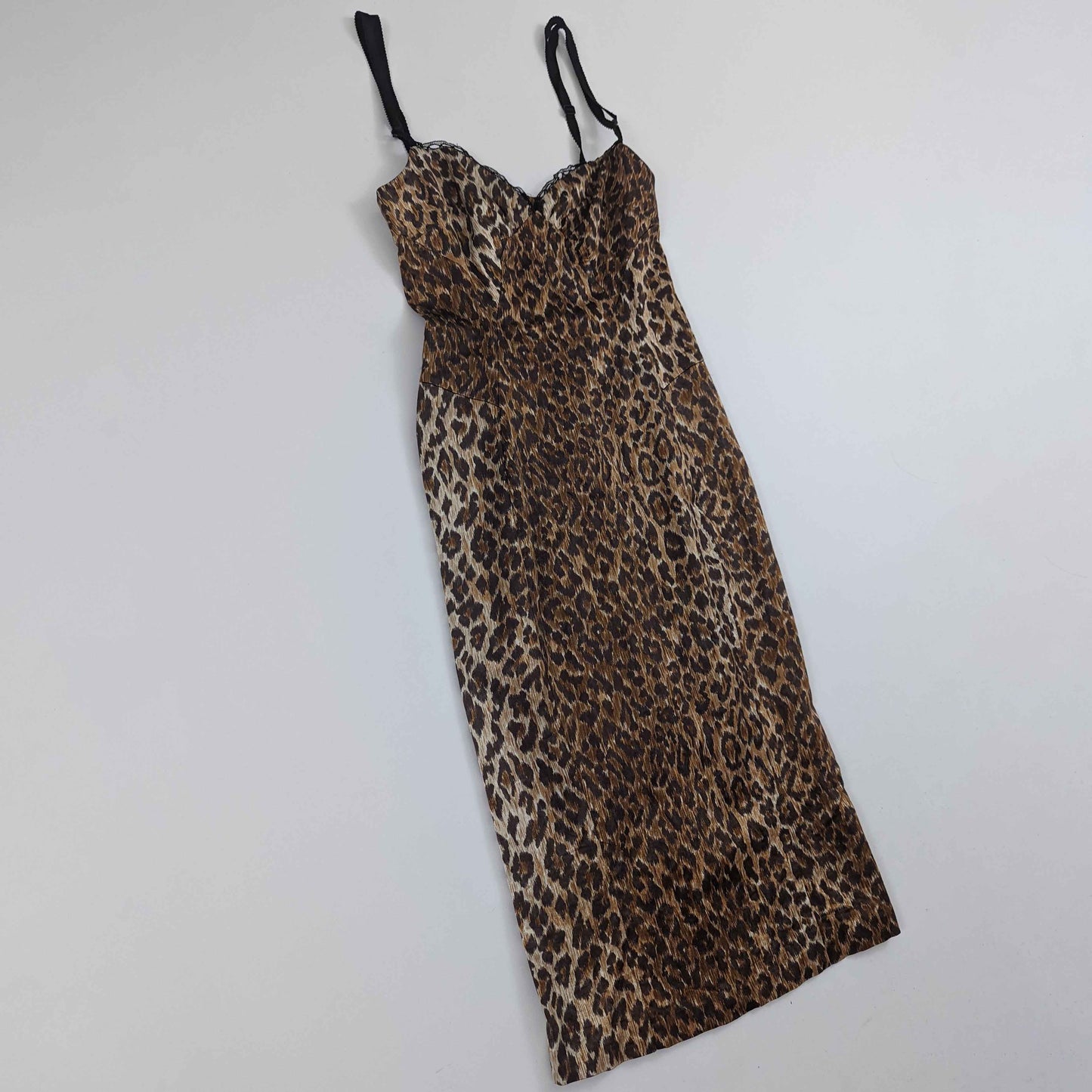 Dolce & Gabbana animal print bodycon dress - S