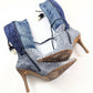 El Dantes boots in blue suede T39